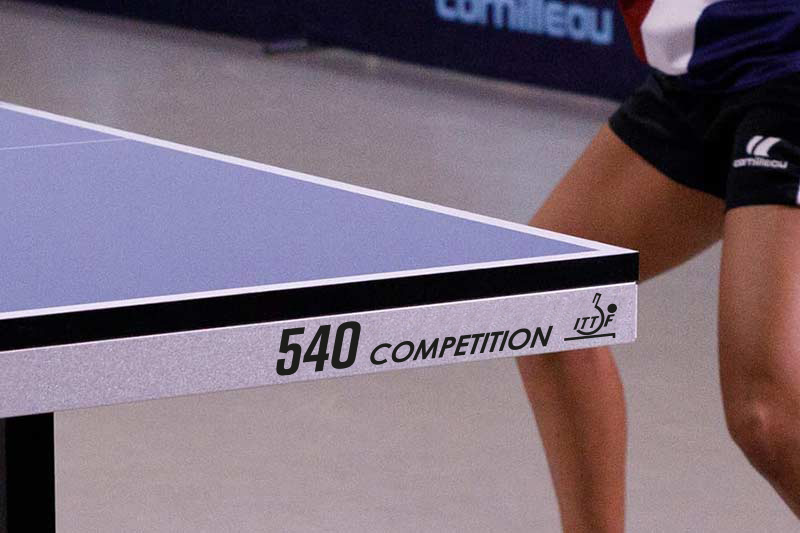 Angolo del tavolo da ping pong Cornilleau Competition 540 omologato ITTF